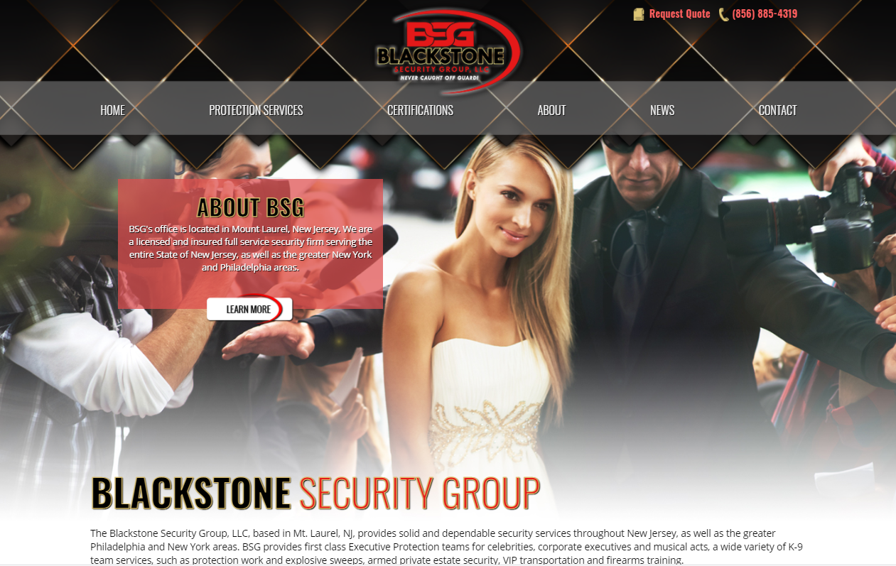 Blackstone Security Group Launches New Website